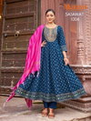 Sajawat By Mukesh Rayon Anarkali Kurti With Bottom Dupatta Wholesalers In Surat
